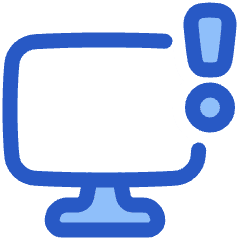 Desktop Warning Icon from Plump Duo Set