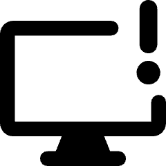 Desktop Warning Icon from Core Remix Set