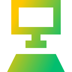 Desktop Icon from Sharp Gradient Set