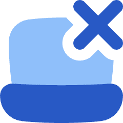 Laptop Delete Cross Icon from Flex Flat Set