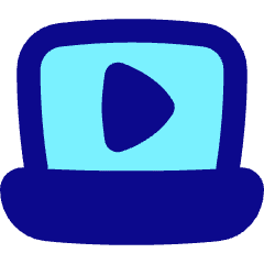 Laptop Live Tv Icon from Flex Pop Set