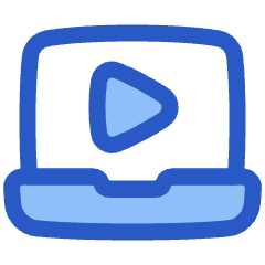 Laptop Live Tv Icon from Plump Duo Set