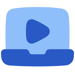 Laptop Live Tv Icon from Plump Flat Set