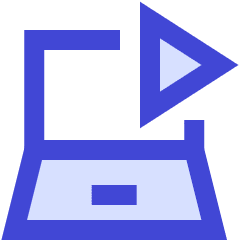 Laptop Live Tv Icon from Sharp Duo Set