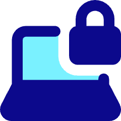 Laptop Lock Icon from Core Pop Set