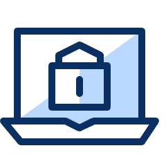 Laptop Lock Icon from Cyber Duotone Set