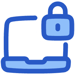 Laptop Lock Icon from Plump Duo Set