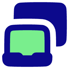 Laptop Project Screen Icon from Plump Pop Set