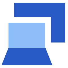 Laptop Project Screen Icon from Sharp Flat Set