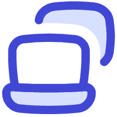 Laptop Project Screen Icon from Flex Duo Set