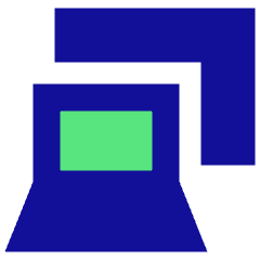 Laptop Project Screen Icon from Sharp Pop Set