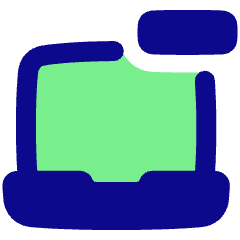 Laptop Remove Subtract Icon from Plump Pop Set