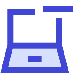 Laptop Remove Subtract Icon from Sharp Duo Set