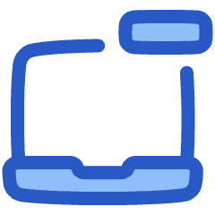 Laptop Remove Subtract Icon from Plump Duo Set