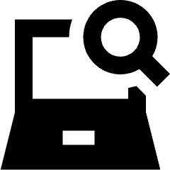 Laptop Search Icon from Sharp Remix Set