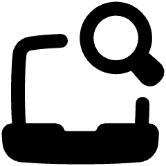Laptop Search Icon from Plump Remix Set