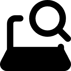 Laptop Search Icon from Core Remix Set