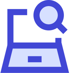 Laptop Search Icon from Sharp Duo Set