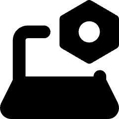 Laptop Setting 1 Icon from Core Solid Set