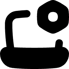 Laptop Setting 1 Icon from Flex Solid Set
