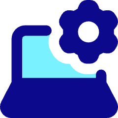 Laptop Setting 2 Icon from Core Pop Set