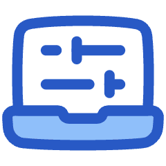 Laptop Settings Icon from Plump Duo Set