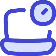 Laptop Time Icon from Flex Duo Set