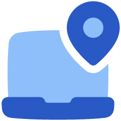 Laptop Track Icon from Plump Flat Set