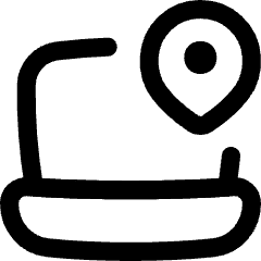 Laptop Track Icon from Flex Line Set