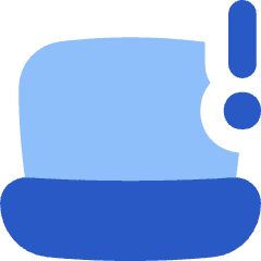 Laptop Warning 1 Icon from Flex Flat Set