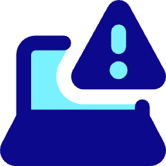 Laptop Warning 2 Icon from Core Pop Set