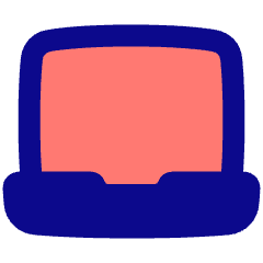 Laptop Icon from Plump Pop Set