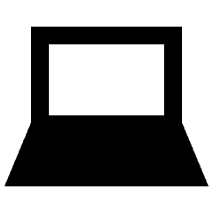 Laptop Icon from Sharp Solid Set