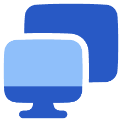 Monitor Project Screen Icon from Plump Flat Set