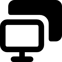 Monitor Project Screen Icon from Core Remix Set