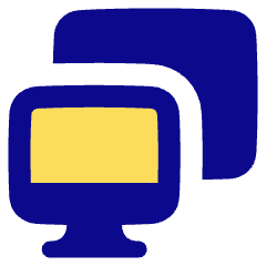 Monitor Project Screen Icon from Plump Pop Set