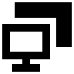 Monitor Project Screen Icon from Sharp Remix Set