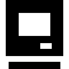 Retro Computer Icon from Sharp Solid Set