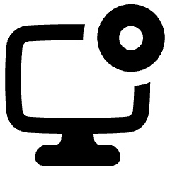 Screen Recorder Icon from Plump Solid Set