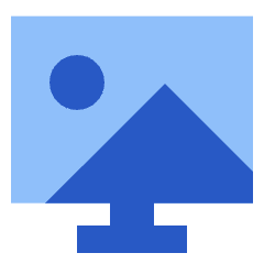 Screensaver Monitor Wallpaper Icon from Sharp Flat Set