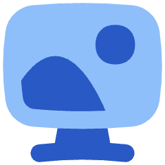 Screensaver Monitor Wallpaper Icon from Flex Flat Set