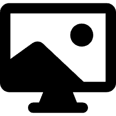 Screensaver Monitor Wallpaper Icon from Core Remix Set