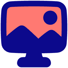 Screensaver Monitor Wallpaper Icon from Plump Pop Set