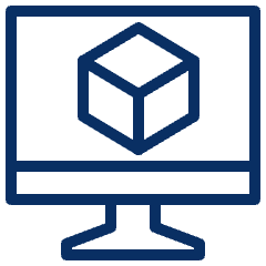 Virtual Machine 1 Icon from Cyber Line Set