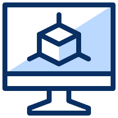 Virtual Machine 2 Icon from Cyber Duotone Set