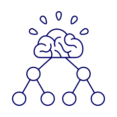 Brain Mind Map Illustration from UX Line Set