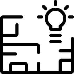 Project Blueprint Idea Icon from Ultimate Light Set