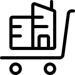 Project Building Shopping Icon from Ultimate Light Set