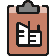 Project Notes Buildings Icon from Ultimate Colors Set