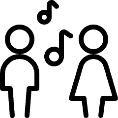 Concert Couple Duet Icon from Ultimate Light Set